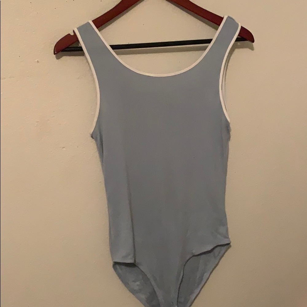 Forever 21 Baby blue bodysuit (never worn)